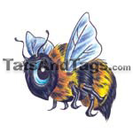 Bee Temporary Tattoo