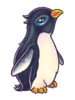 Penguin Temporary Tattoo