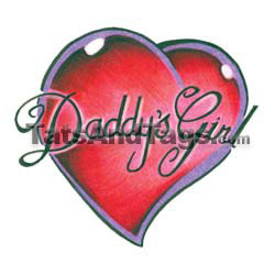 Daddy's Girl Temporary Tattoo