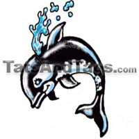 Whale Temporary Tattoo