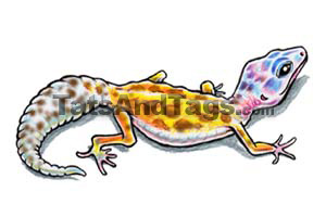 Gecko Temporary Tattoo