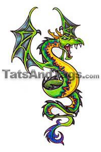 Dragon Temporary Tattoo