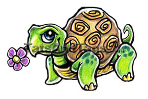 Turtle Temporary Tattoo