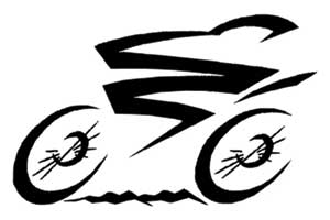 Tribal Biker Temporary Tattoo