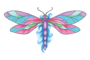 Dragonfly Temporary Tattoo