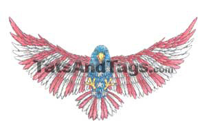 Eagle Temporary Tattoo