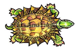 Turtle Temporary Tattoo