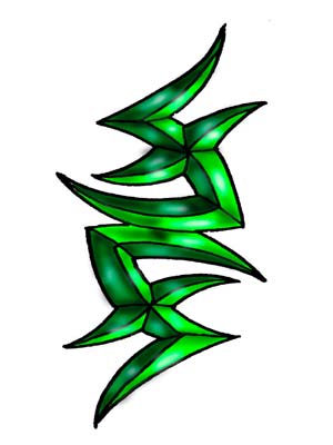 Tribal Temporary Tattoo