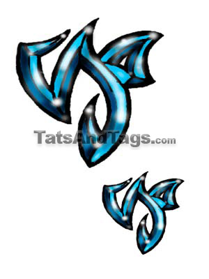 Capricorn Temporary Tattoo