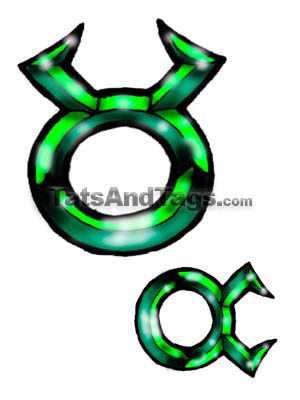 Taurus Temporary Tattoo
