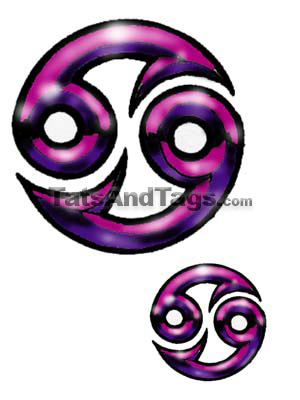 Cancer Temporary Tattoo