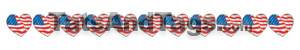 Heart Flag Armband