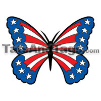 Modified American Butterfly Tattoo Pictures