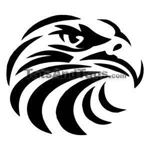 Eagle Wings Logo on Temporary Tattoos   Eagle  Flag  Patriotic Star Tattoos By Custom Tags