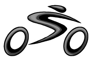Black Biker Temporary Tattoo