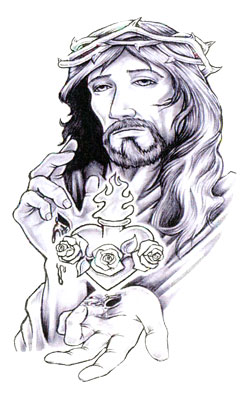 Jesus Temporary Tattoo