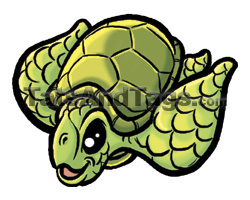 Sea Turtle Temporary Tattoo
