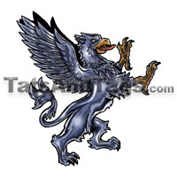 Griffin Temporary Tattoo