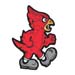 Cardinals temporary tattoo