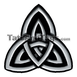 trinity knot temporary tattoos