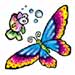Butterfly  temporary tattoo