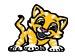Cougar Kitten temporary tattoo