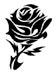 tribal rose temporary tattoo