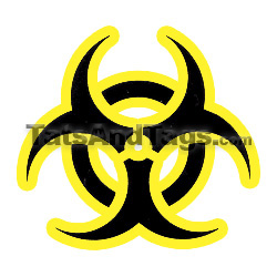 biohazard symbols tattoos